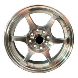 RIN MODELO 1541 14X5.5 4X100/108 SILVER MACH FACE+LIP