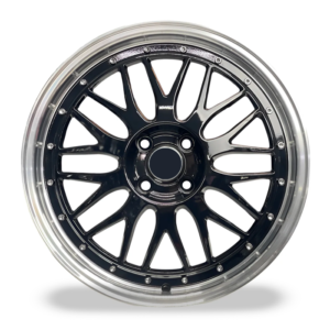 RIN MODELO 506 17X7.5 4X100 CB (BLACK MACHINE LIP)