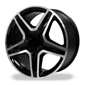 RIN MODELO 852 19X8.5 5X112 SATIN BLACK MACHINED FACE