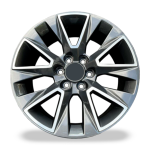 RIN MODELO 4 UNIDADES C17 22X9 6X139.7 MATTE GUN METAL MACHINED FACE