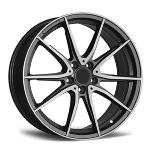 PAQUETE DE 4 RINES MODELO 845 19X8 5X112 GMF (GUN GREY MACHINED FACE)