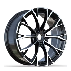 Paquete de 4 Rines Modelo 3S1279 18X7.5 5X112 BLACK MACHINED FACE