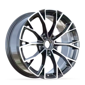 Paquete de 4 Rines Modelo 3S1279 17X7.5 5X100 GLOSS GUN METAL MACHINED FACE