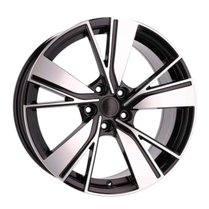 Paquete de 4 Rines Modelo 3S1299 18X8.0 5X112 BLACK MACHINED FACE