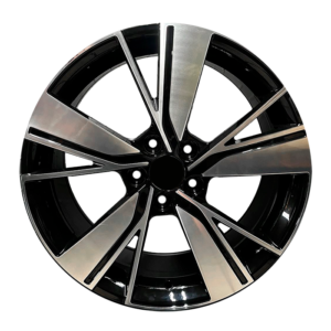 Paquete de 4 Rines Modelo 3S1299 18X8.0 5X112 BLACK MACHINED FACE 5x112