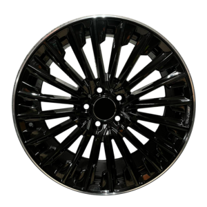 Paquete de 4 Rines Modelo 3S1348 19X8.0 5X112 GLOSS BLACK MACHINED LIP 5x112