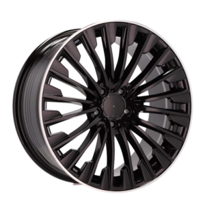 Paquete de 4 Rines Modelo 3S1348 19X8.0 5X112 GLOSS BLACK MACHINED LIP