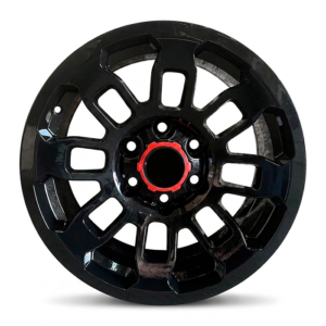 Paquete de 4 Rines Modelo UFO8093 17X8.0 6X139.7 GLOSS BLACK