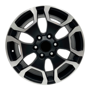 Paquete de 4 Rines Modelo 9222 18X7.5 6X139.7 MATTE BLACK MACHINED FACE 18x8