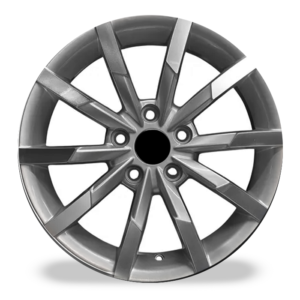 Paquete de 4 Rines Modelo E02 18X8 5X100 HYPER BLACK