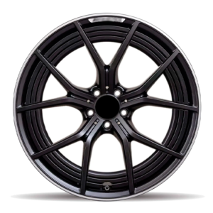 Paquete de 4 Rines Modelo 3S1347 19X8.0 5X112 SATIN BLACK MACHINED LIP