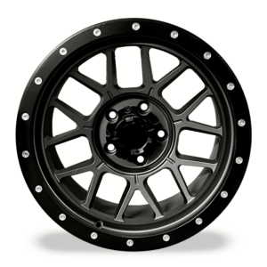 RIN MODELO DX316 17X9 5X127 MATTE GUN CENTER/BLACK BEADLOCK/MILLING D