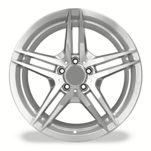 RIN MODELO H547 18X8 5X112 HYPER SILVER MACHINED FACE