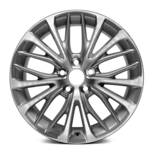 Paquete de 4 Rines Modelo 1042 17x7.5 5x114.3 SILVER MACHINED FACE