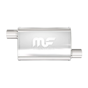 Silenciador MagnaFlow ovalado de 4" x 9" con silenciador de alto rendimiento de flujo directo #11236
