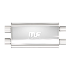 Silenciador MagnaFlow ovalado de 5" x 11" con doble salida recta #12568