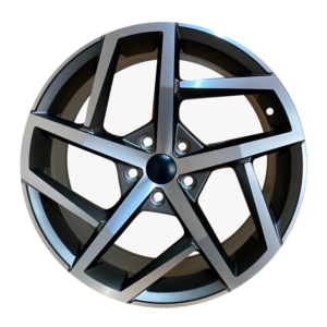 Paquete de 4 Rines Modelo 4094 17x7.5 5x100 GUN METAL MACHINED FACE