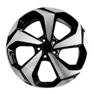 Paquete de 4 Rines Modelo 4180 18X8.5 5x114.3 BLACK MACHINED FACE