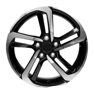 Paquete de 4 Rines Modelo 4187 18X8.5 5x114.3 BLACK MACHINED FACE