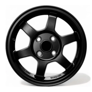 Paquete de 4 Rines Modelo 155210 15X6.5 4X100 MATTE BLACK 15x6-5