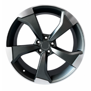Paquete de 4 Rines Modelo 9377 19X8.5 5X112 SATIN GUNMETAL MACHINED FACE 19x8-5