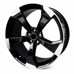 Paquete de 4 Rines Modelo A377 20X9 5X112 black Machined Face 20x10