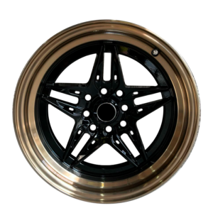 Paquete de 4 Rines Modelo NS-067 15X8 8X100/114.3 BLACK-BRONZE LIP