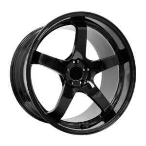 Paquete de 4 Rines modelo XF043 18X8.5 (9.5) 5X114.3 BLACK PROGRESIVOS