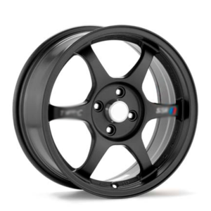 Paquete de 4 Rines Modelo 1541 15×6.5 4×100 Matte black 15x6-5