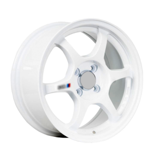 Paquete de 4 Rines Modelo 1541 15×6.5 4×100 white 15x6-5