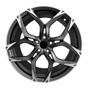 Paquete de 4 Rines Modelo 5572 19X8.5 5X112 matt black machined face 19x8-5