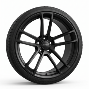 Paquete de 4 Rines Modelo 5599 20X9.5 (11.0) 5X115 SATIN BLACK PROGRESIVO 20x11