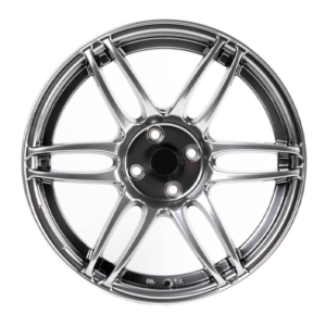Paquete de 4 Rines Modelo 6007 17X8.0 4X100	hyper black 17x8