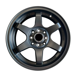 Paquete de 4 Rines Modelo 6011 17X7.0 4X100 Dark Matt Gray 17x7