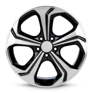 Paquete de 4 Rines Modelo H544 18X8.0 5X114.3 BLACK MACHINED FACE
