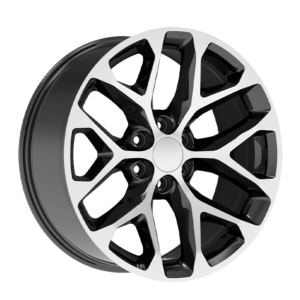 Paquete de 4 Rines Modelo H628 20X9 6X139.7 BLACK MACHINED FACE 20x9