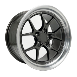 PAQUETE DE 4 RINES MODELO HF5189 18X9.5(10.5) 5X113.1 GUN METAL MACHINED LIP PROGRESIVOS 18x10-5