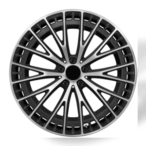 Paquete de 4 Rines Modelo N-YF0470 20X8.5 5X112 GLOSS BLACK / MACHINED FACE 20x8-5