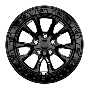Paquete de 4 Rines Modelo 5601 17X9.0 5X127 GLOSS BLACK 17x9