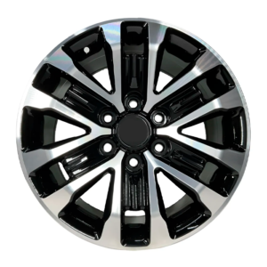 Paquete de 4 Rines Modelo 6003 20X9.0 6X135 BLACK MACHINED FACE 20x9