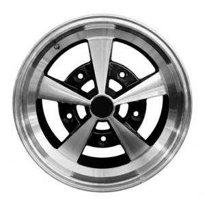 Paquete de 4 Rines Modelo H5133 17X7 5X205 BLACK MACHINED FACE+LIP 17x7