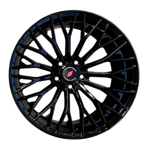 Paquete de 4 Rines Modelo IFG62 19X8.5 (9.5) 5X113 Black PROGRESIVO 19x8-5