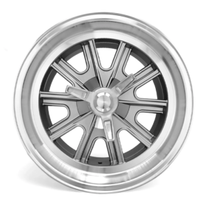 Paquete de 4 Rines Modelo X346 17X9 (10.5) 5X114.3 GUN METAL MACHINED LIP PROGRESIVO