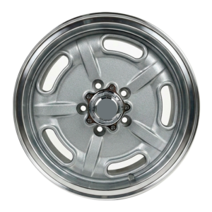 Paquete de 4 Rines Modelo X347 15X5.5 4X130	SANDBLAST GREY MACHINED LIP