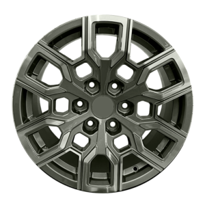 Paquete de 4 Rines Modelo 4340 18X8.5 6X139.7	CB78.1 GUN METAL MACHINED FACE 18x8-5