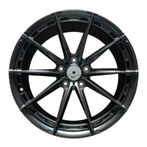 Paquete de 4 Rines Modelo 8106 18X8.0 (9) 5X113 MATTE BLACK 18x8