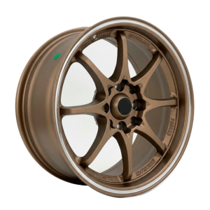 Paquete de 4 Rines Modelo FM724 15X7 8X100/108 MATTE BRONZE W MILLED OUTER LINE 15x7