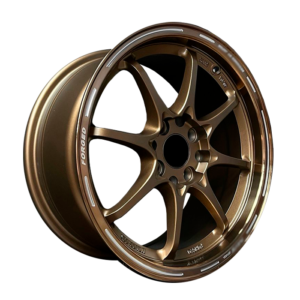 Paquete de 4 Rines Modelo H801 15X7 8X100/114.3 MATTE BRONZE W MACHINED LIP +  BRONZE COATING + MILLED WORDS 15x7