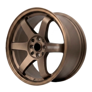 Paquete de 4 Rines Modelo WT544 17X8 8X100/114.3 SAND BLASTED MATTE BRONZE W MACHINED LIP +  BRONZE COATING + MILLED WORDS progresivo 17x8