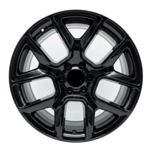 Paquete de 4 Rines Modelo 7009 22×9 6X139.7 GLOSS BLACK 22x9
